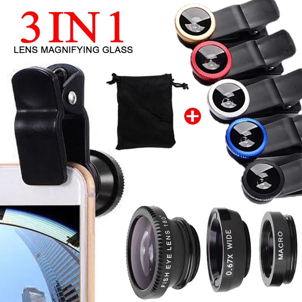 Photography Xiaomi - Lensa Ikan 3 in 1 Universal,