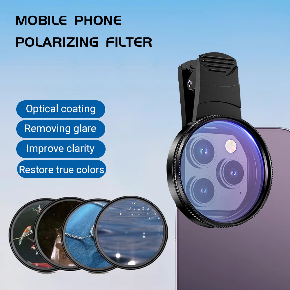Photography Xiaomi - Lensa Ponsel 52MM Universal Polarizer Kamera