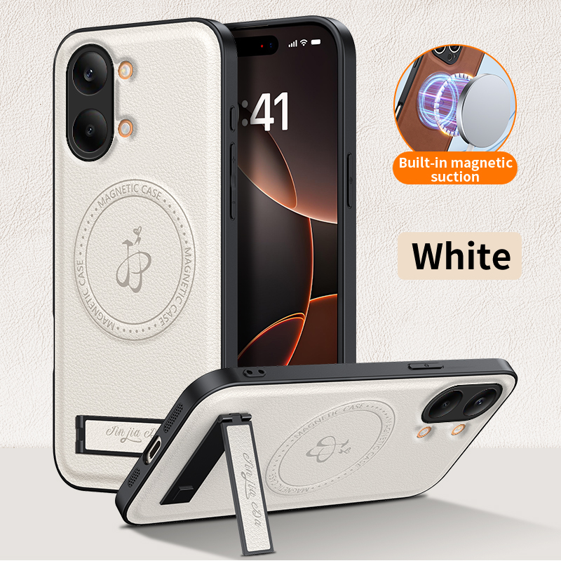 Photography Xiaomi - Casing Ponsel Berdiri Kulit Mewah untuk