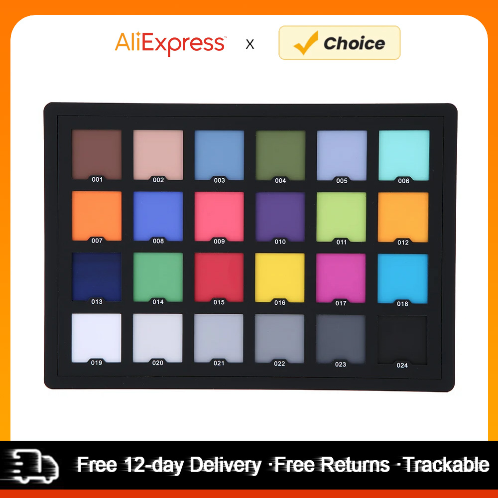 Color Checker Card - Uji kartu 24 warna profesional untuk