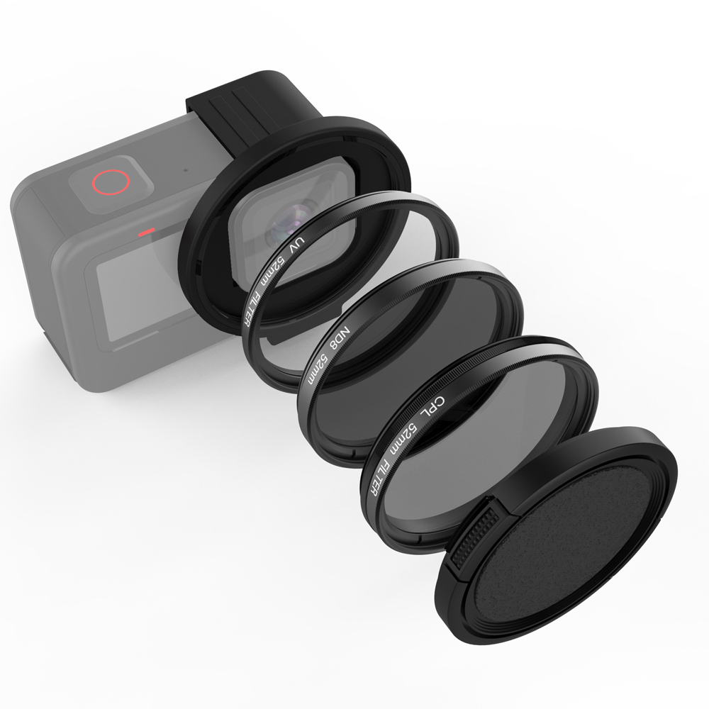Gopro Action Camera Hero 11 Black - Pelindung Cincin Adaptor Filter 52Mm Lensa