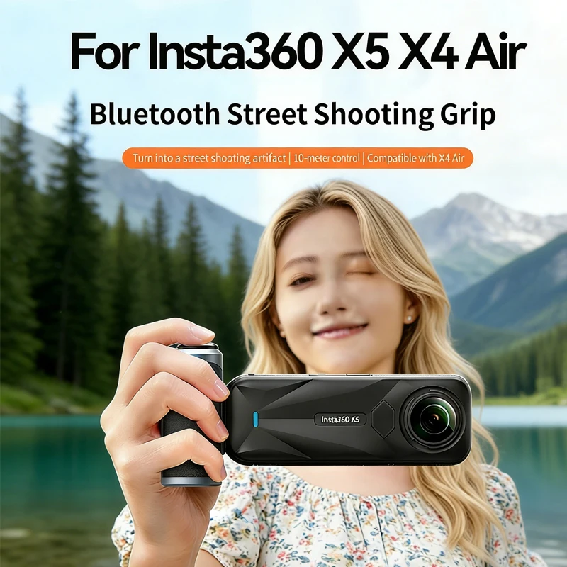 Photography Grip Insta360 X5 - Untuk Insta360 X5 X4 Pegangan Fotografi