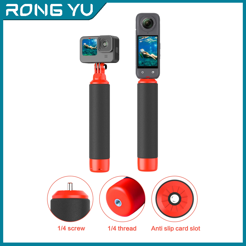 Photography Grip Insta360 X5 - Pegangan Tangan Mengapung untuk Insta360 X5