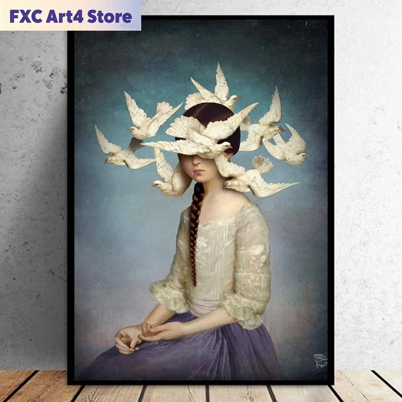 Photography Pose - Lukisan Gambar Modern Nordic Tanpa Bingkai