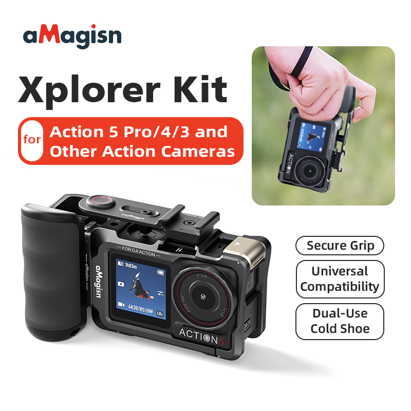 Photography Grip Insta360 X5 - Pegangan Pegangan Fotografi Universal untuk Insta360