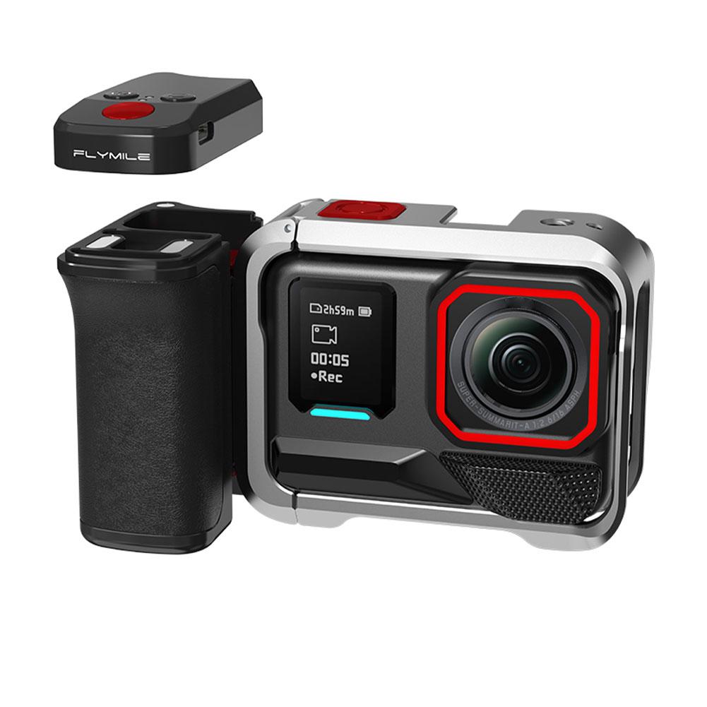 Photography Grip Insta360 X5 - Pegangan Fotografi Jalanan Cepat Lepas Berbahan