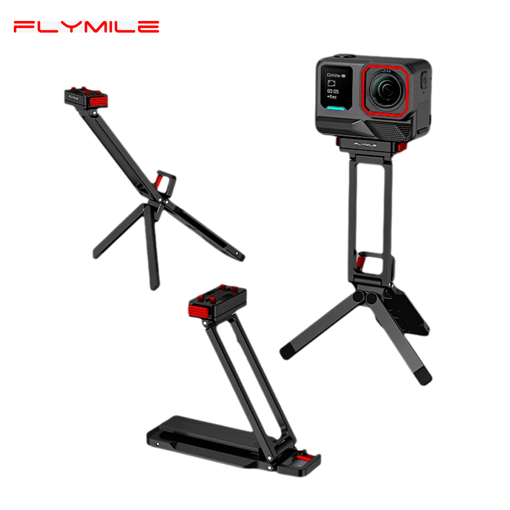 Photography Grip Insta360 X5 - Tripod Logam Magnetik Flymile untuk Insta360
