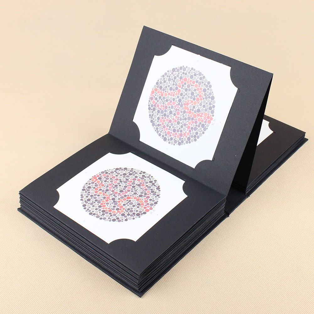 Color Checker Card - Kartu tes kekurangan warna optometri pelat