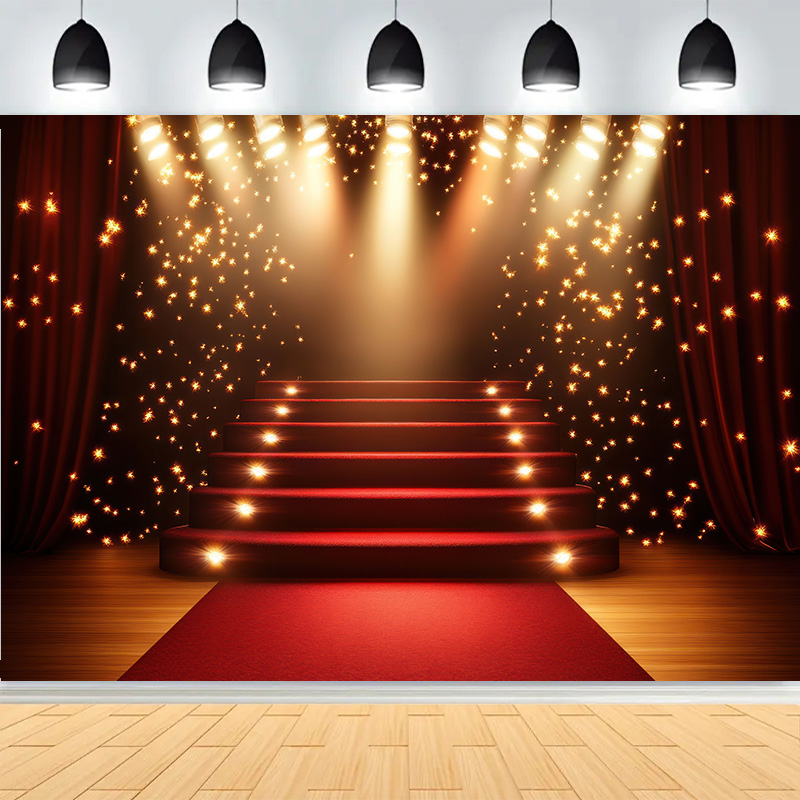 Photography Awards - Karpet Merah Panggung Bersinar Lampu Sorot