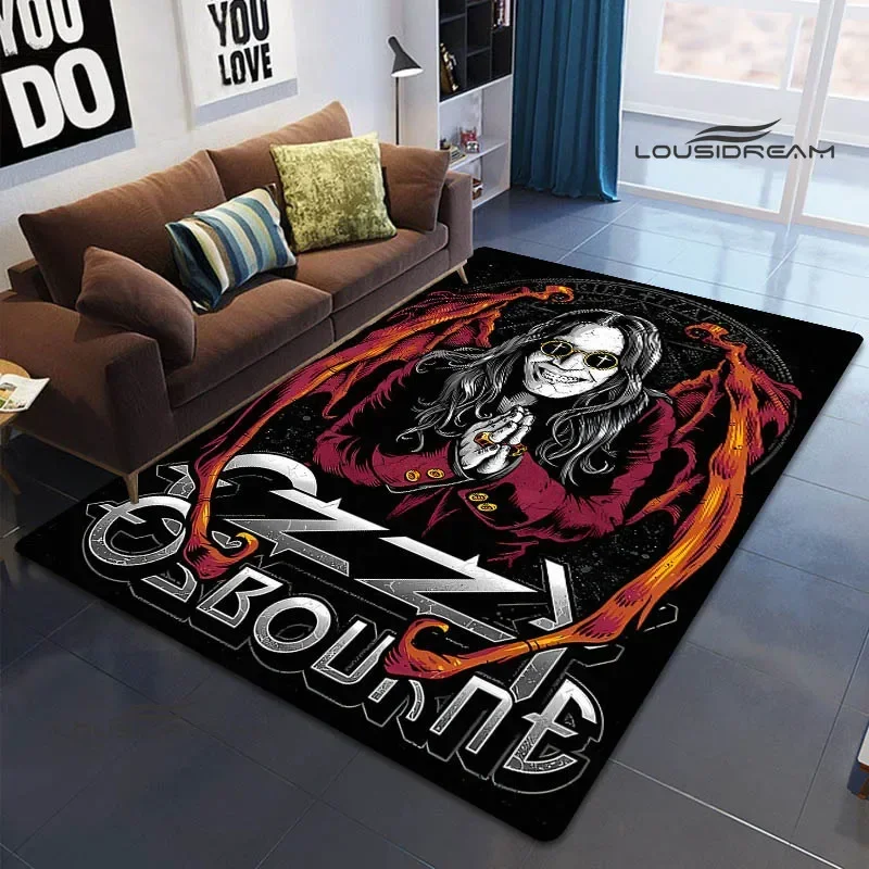 Photography Yoga - Ozzy osbourne karpet motif retro antiselip,