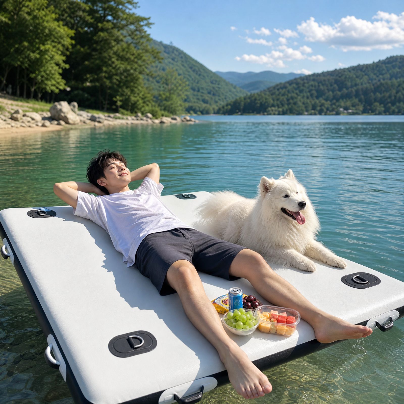 Photography Yoga - Perahu Pancing Portabel 2*1.5m Perahu Tiup