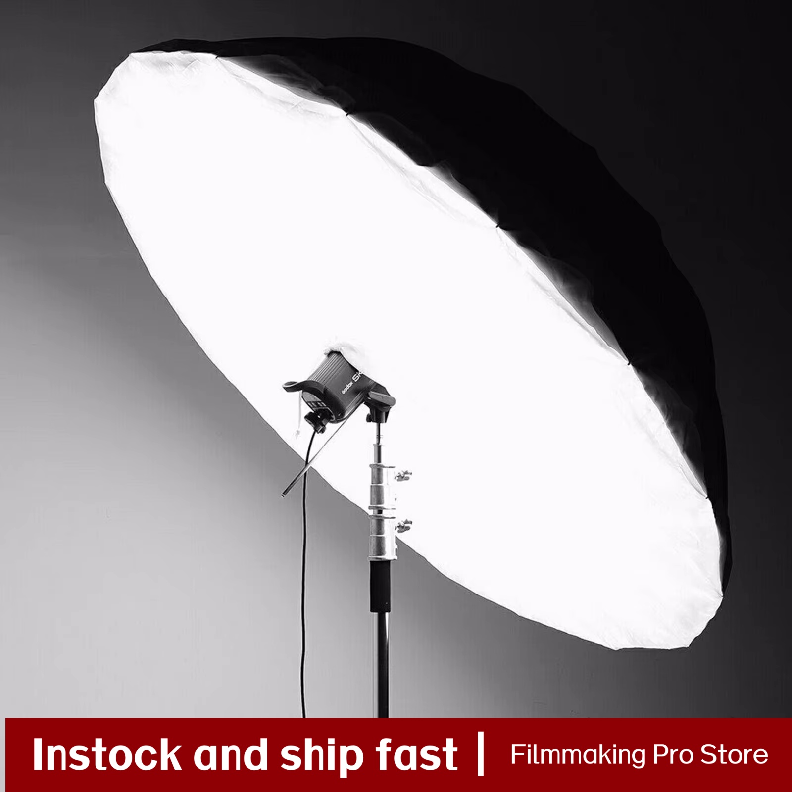 Photography Umbrella Diffuser - Penyebar Cahaya Lembut Putih, Penutup Diffuser