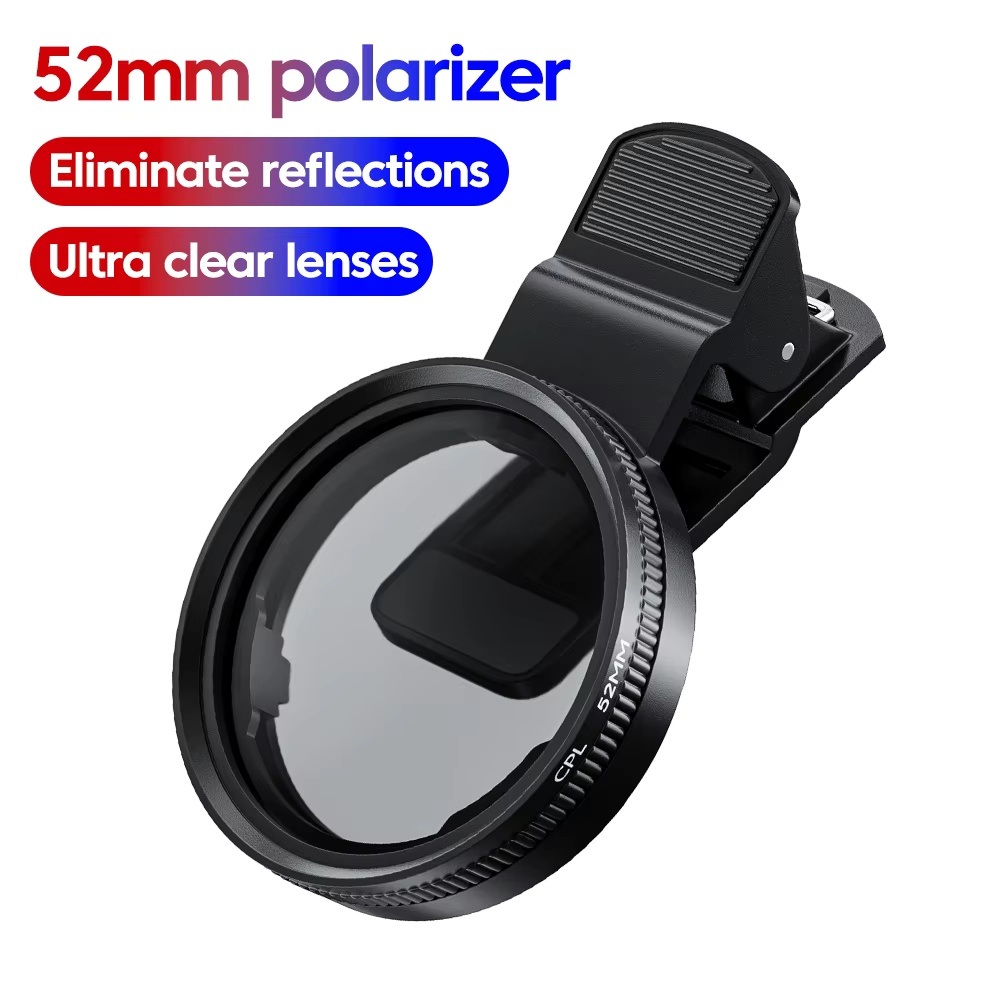 Photography Xiaomi - Klip Lensa Kamera Polarizer Universal Portabel
