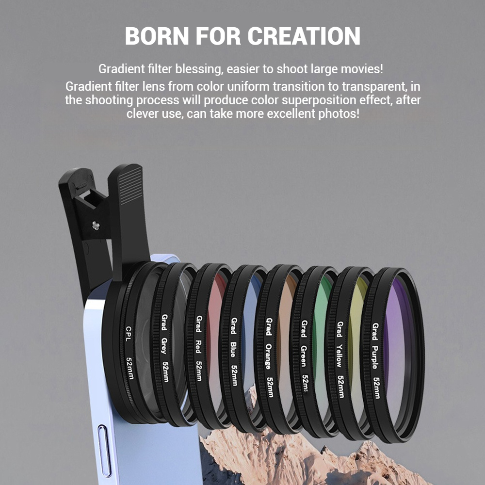 Lensa Ponsel 52MM Universal Po - Photography Xiaomi ulasan dan harga
