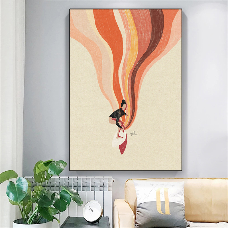 Seni Minimalis Nordik Surfing  - Photography Pose ulasan dan harga