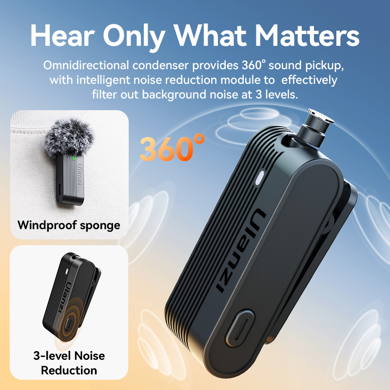 Ulanzi A100 Mikrofon Ponsel Pi - Photography Xiaomi ulasan dan harga
