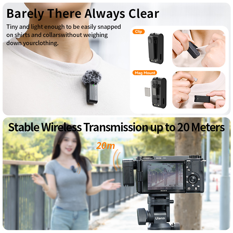 Ulanzi A100 Mikrofon Ponsel Pi - Photography Xiaomi ulasan dan harga
