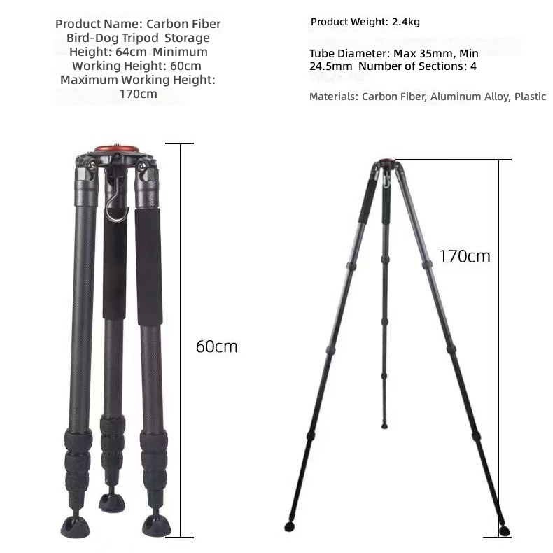 Tripod Serat Karbon Tugas Bera - Photography Outdoor ulasan dan harga