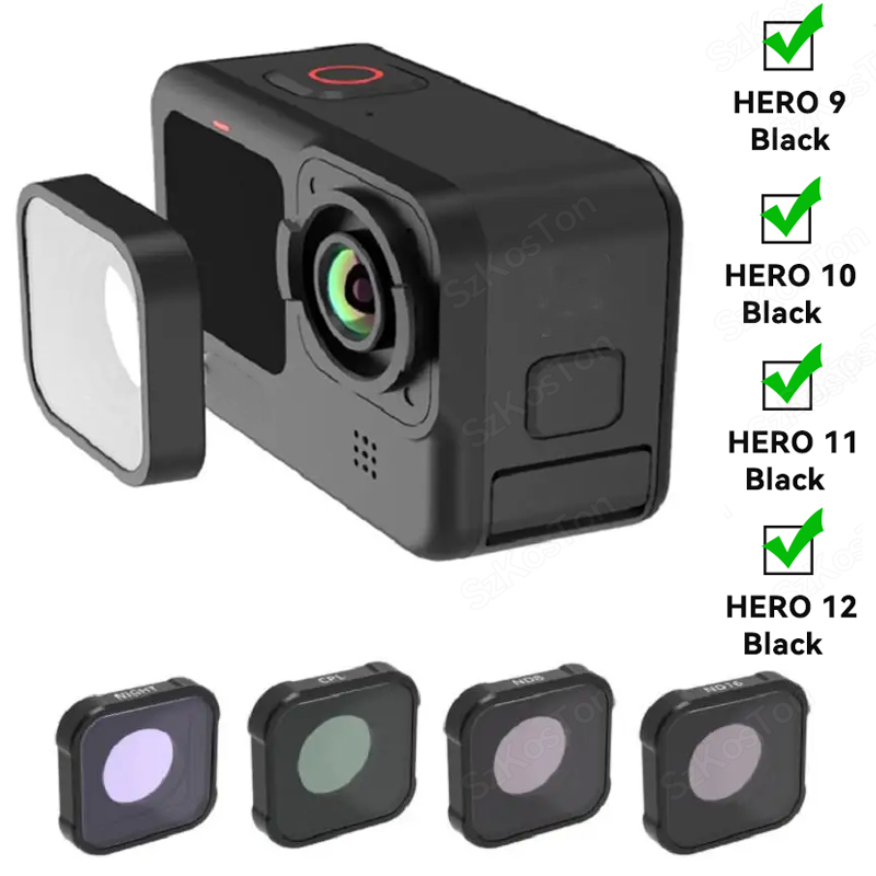 CPL UV ND8 ND16 ND32 ND Kit Fi - Gopro Action Camera Hero 11 Black ulasan dan harga