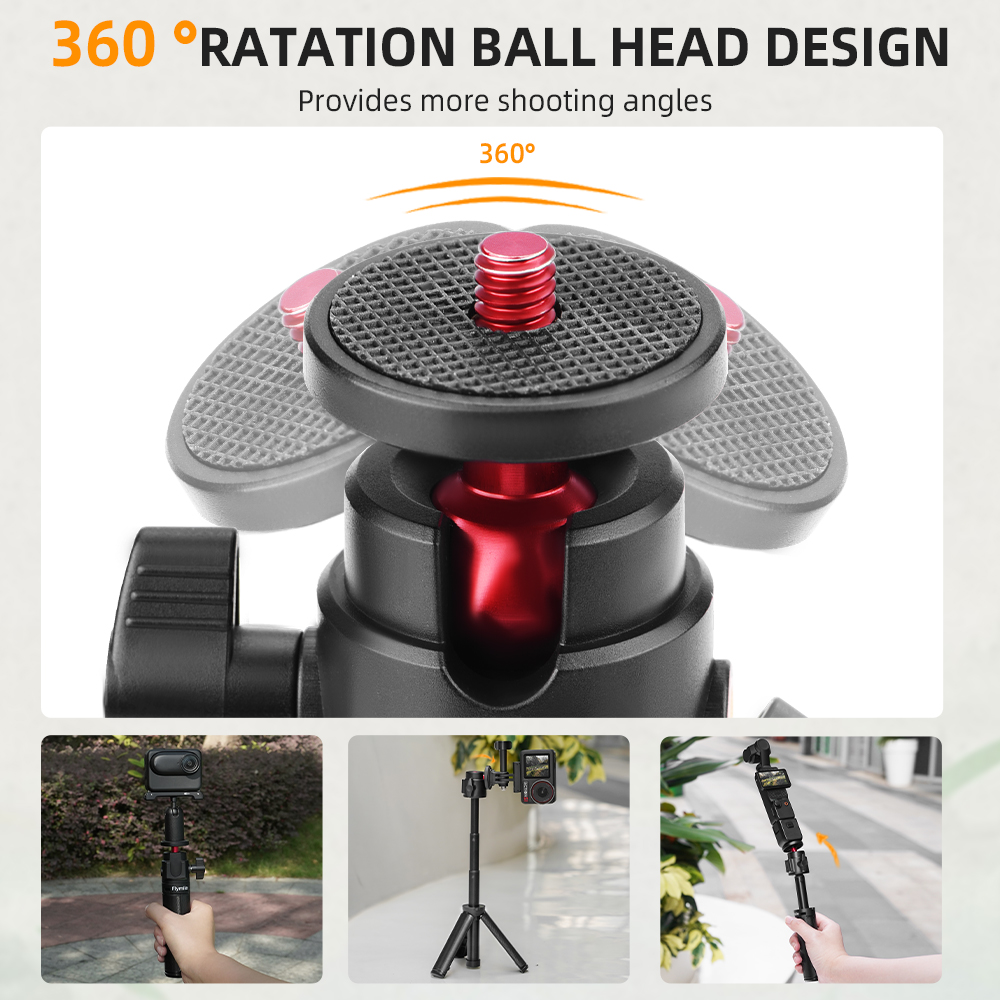 Flymile Tiang Ekstensi Tripod  - Photography Grip Insta360 X5 ulasan dan harga