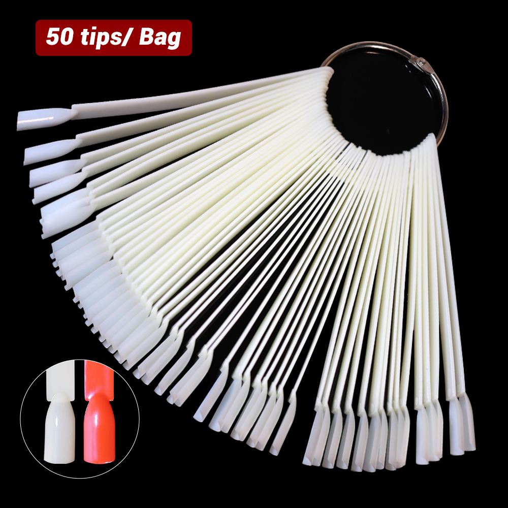 50Pcs Tongkat Display Kuku Pal - Color Checker Card ulasan dan harga