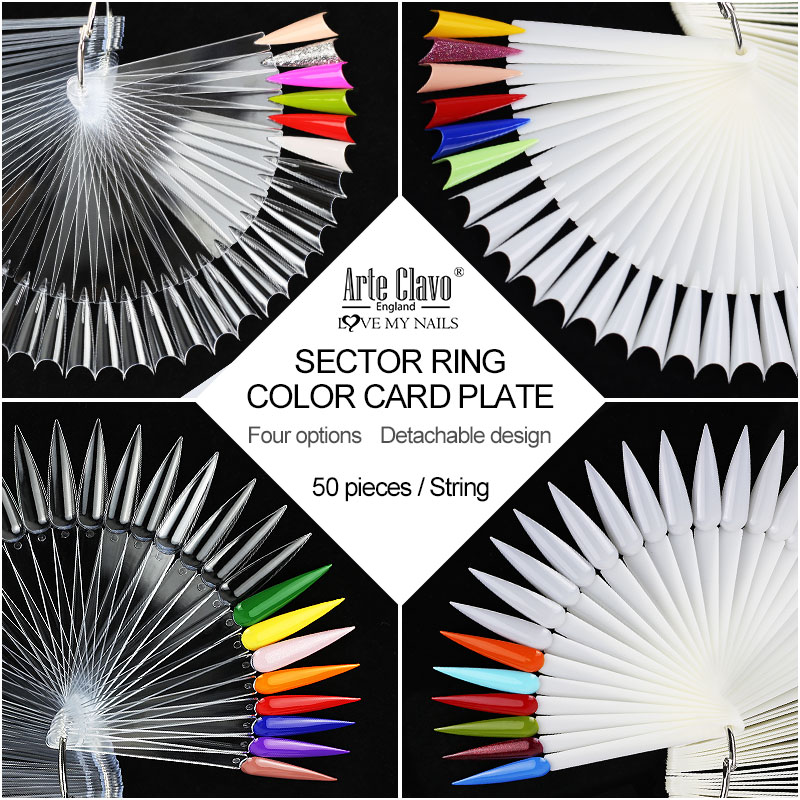 50Pcs Tongkat Display Kuku Pal - Color Checker Card ulasan dan harga