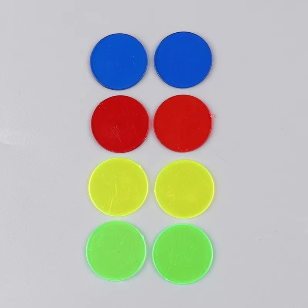 100 Buah Chip Penghitung Bulat - Color Checker Card ulasan dan harga