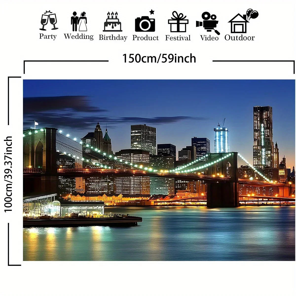 1 serat poliester cakrawala Ko - Photography New York ulasan dan harga