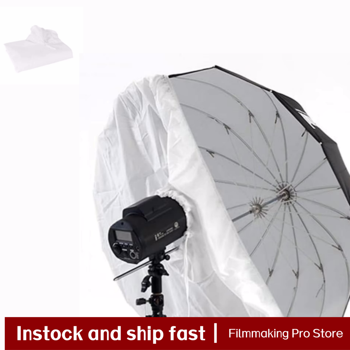 Penyebar Cahaya Lembut Putih,  - Photography Umbrella Diffuser ulasan dan harga